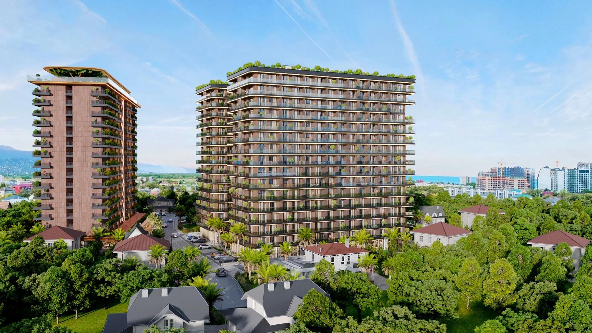 Террасные резиденции в Адлии: от студий 32 м² до дюплексов 159 м² — фото 4