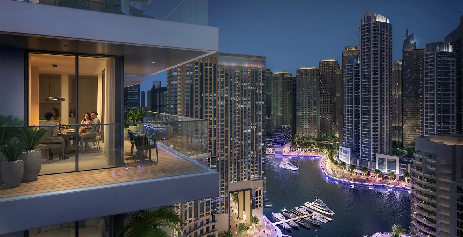 Панорамные апартаменты в Dubai Marina рядом с Marina Walk и торговым центром — фото 2